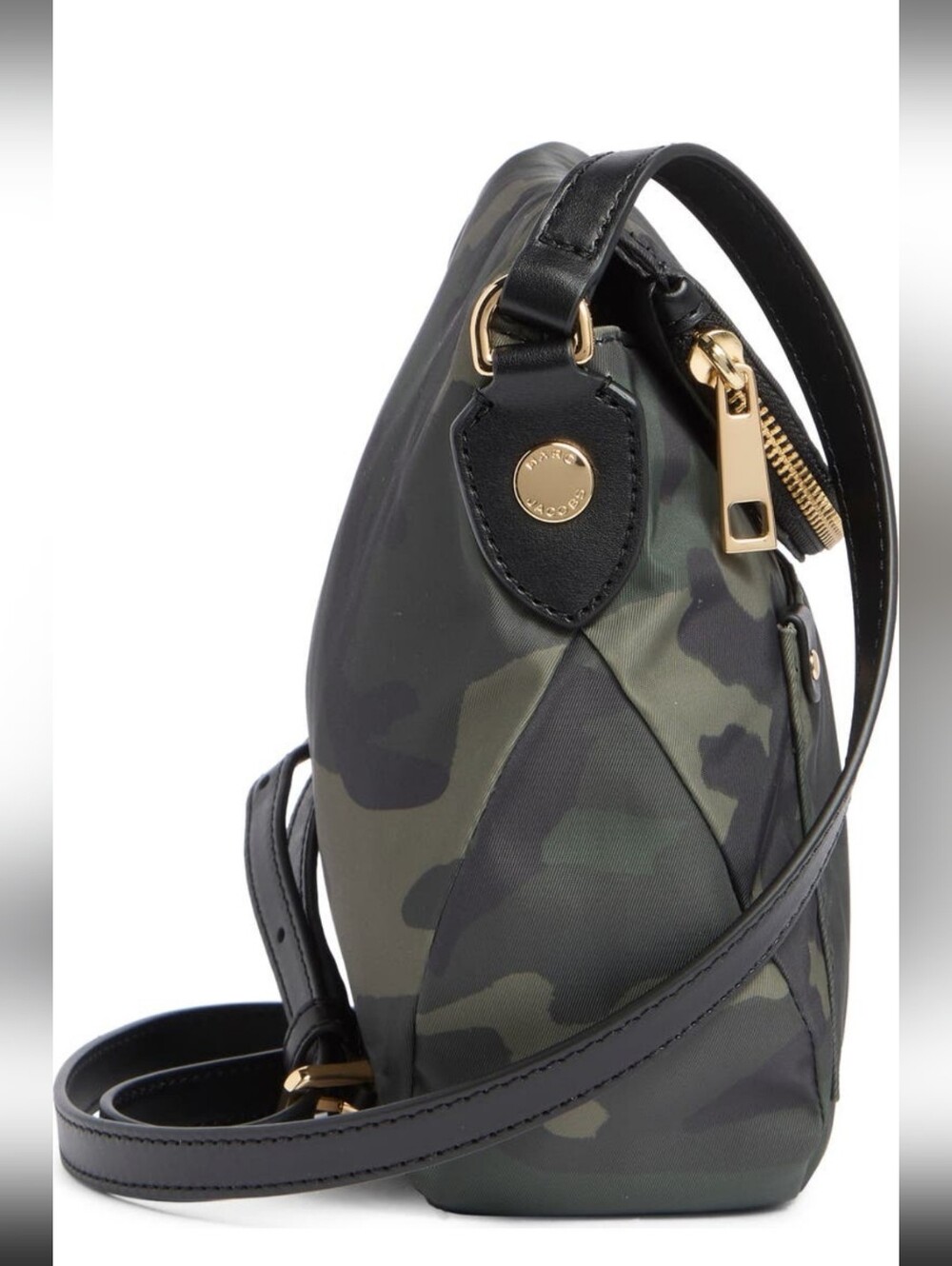 Marc Jacobs Green Camo Preppy Mini Messenger Crossbody Bag - Picture 13 of 14